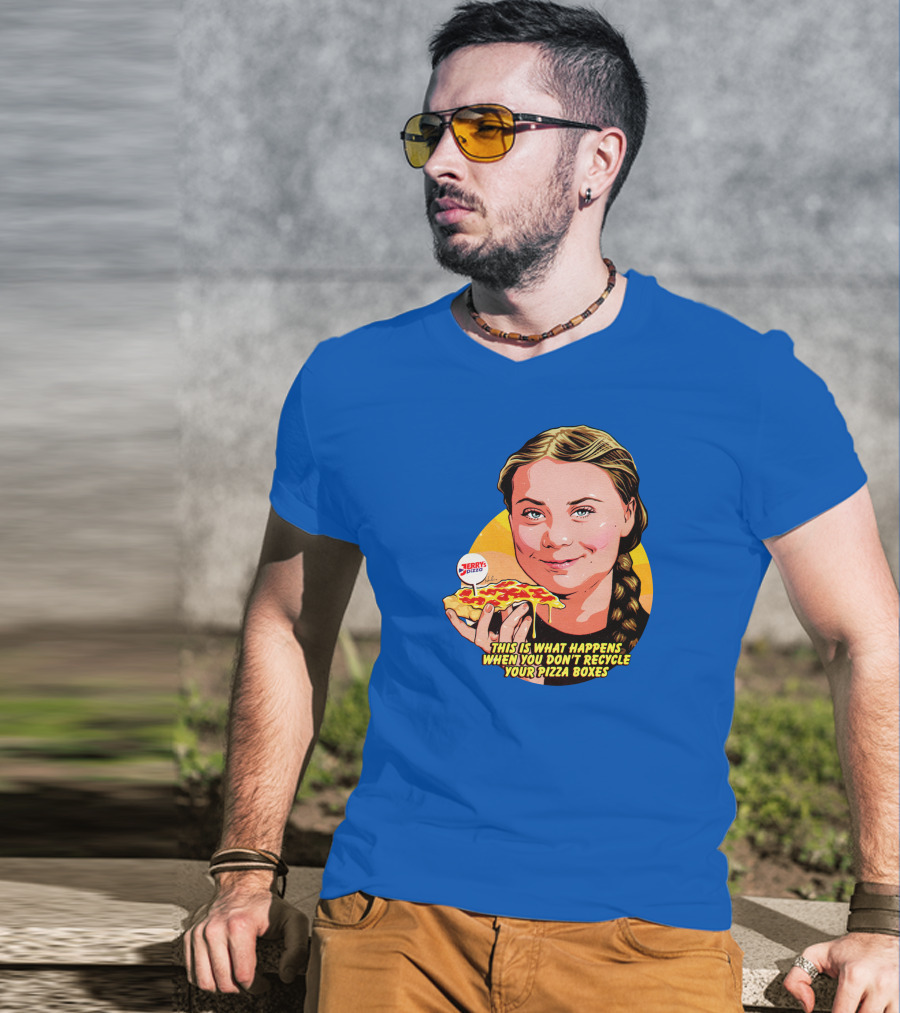 This Is What Happens When You Don't Recycle Your Pizza Boxes Jerry's Pizza T-Shirt