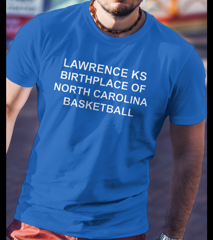 Lawrence KS Origins Of North Carolina Basketball Legacy T-Shirt