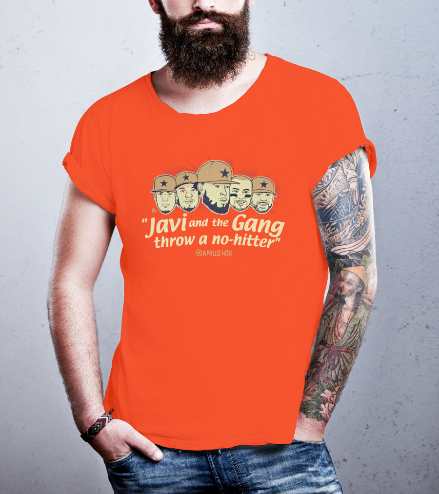 Apollohou Javi And The Gang Throw A No-Hitter Baseball T-Shirt