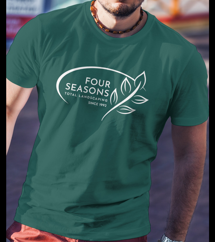 Four Seasons Total Landscaping Since 1992 Leaf T-Shirt