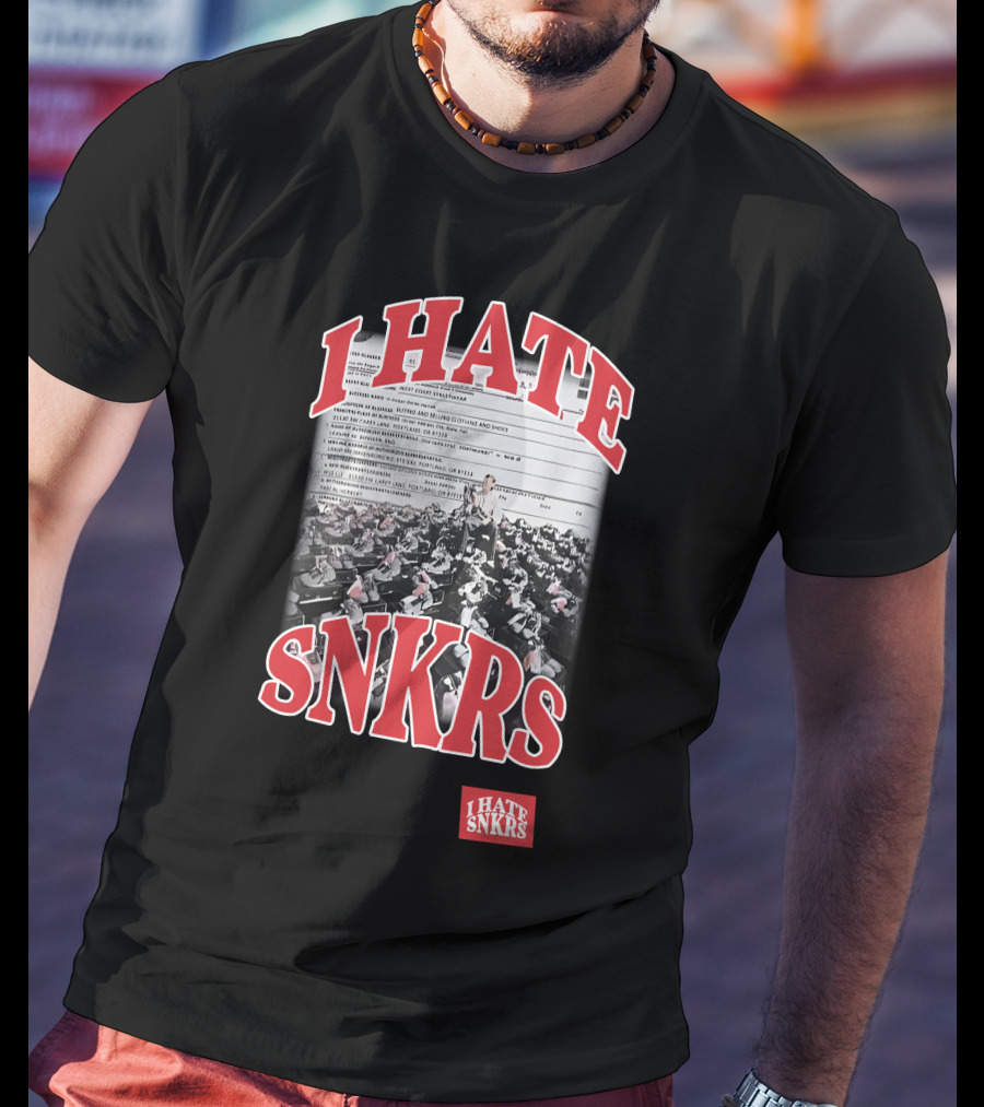 Seattle Seahawks Joe Mama I Hate Snkrs Shopping Chaos T-Shirt