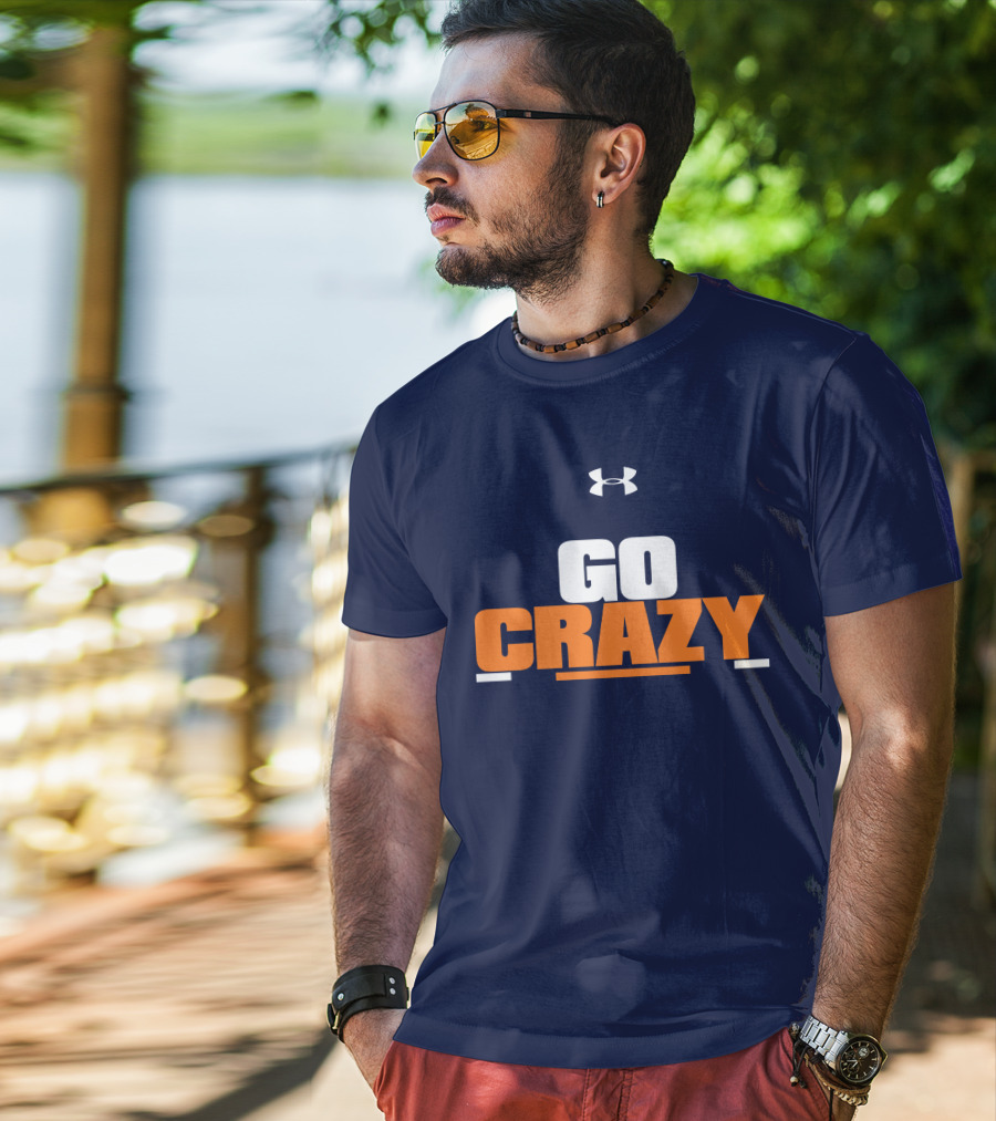 Cadillac Williams Wearing Under Armour Go Crazy T-Shirt