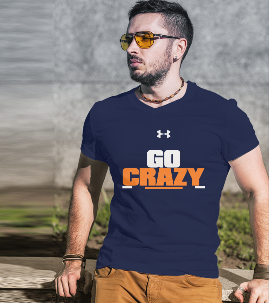 Cadillac Williams Wearing Under Armour Go Crazy T-Shirt