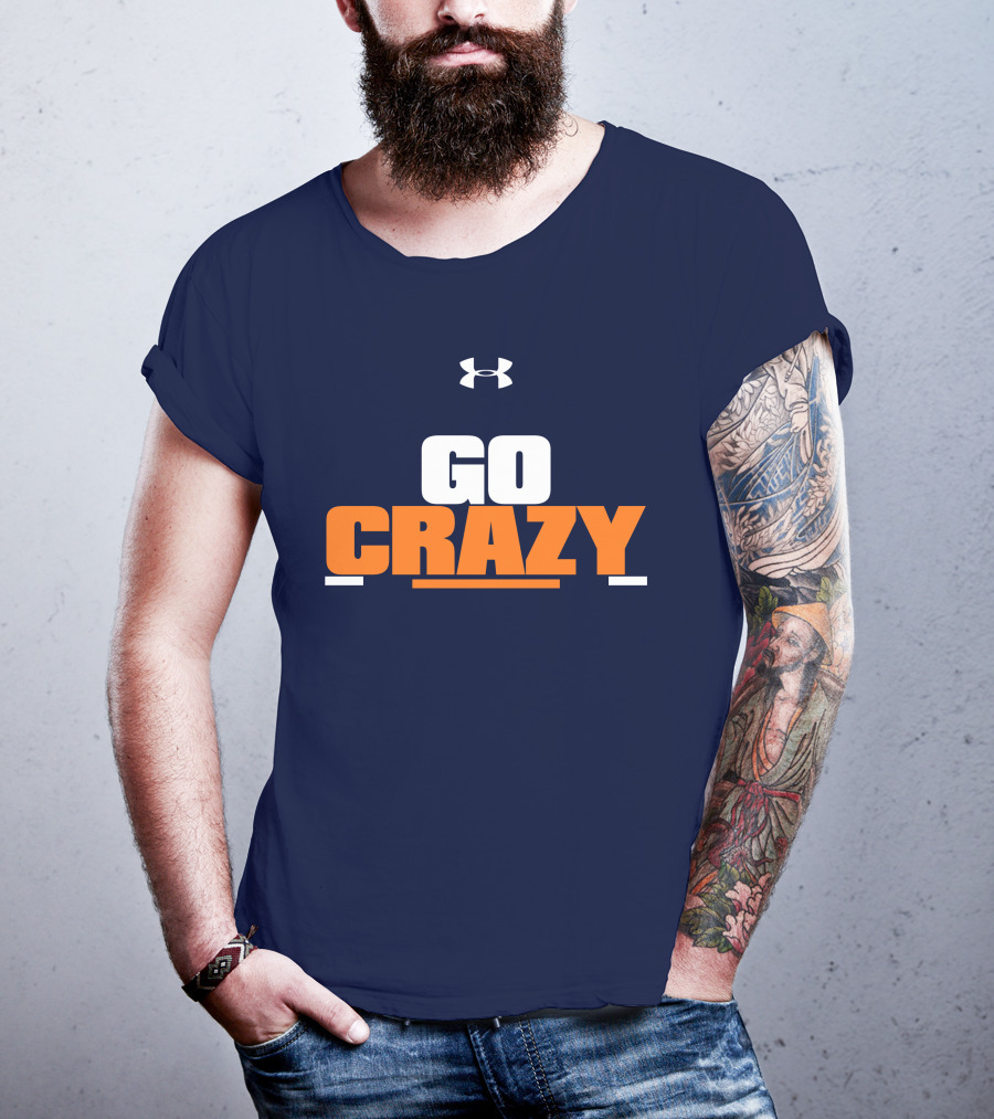 Cadillac Williams Wearing Under Armour Go Crazy T-Shirt