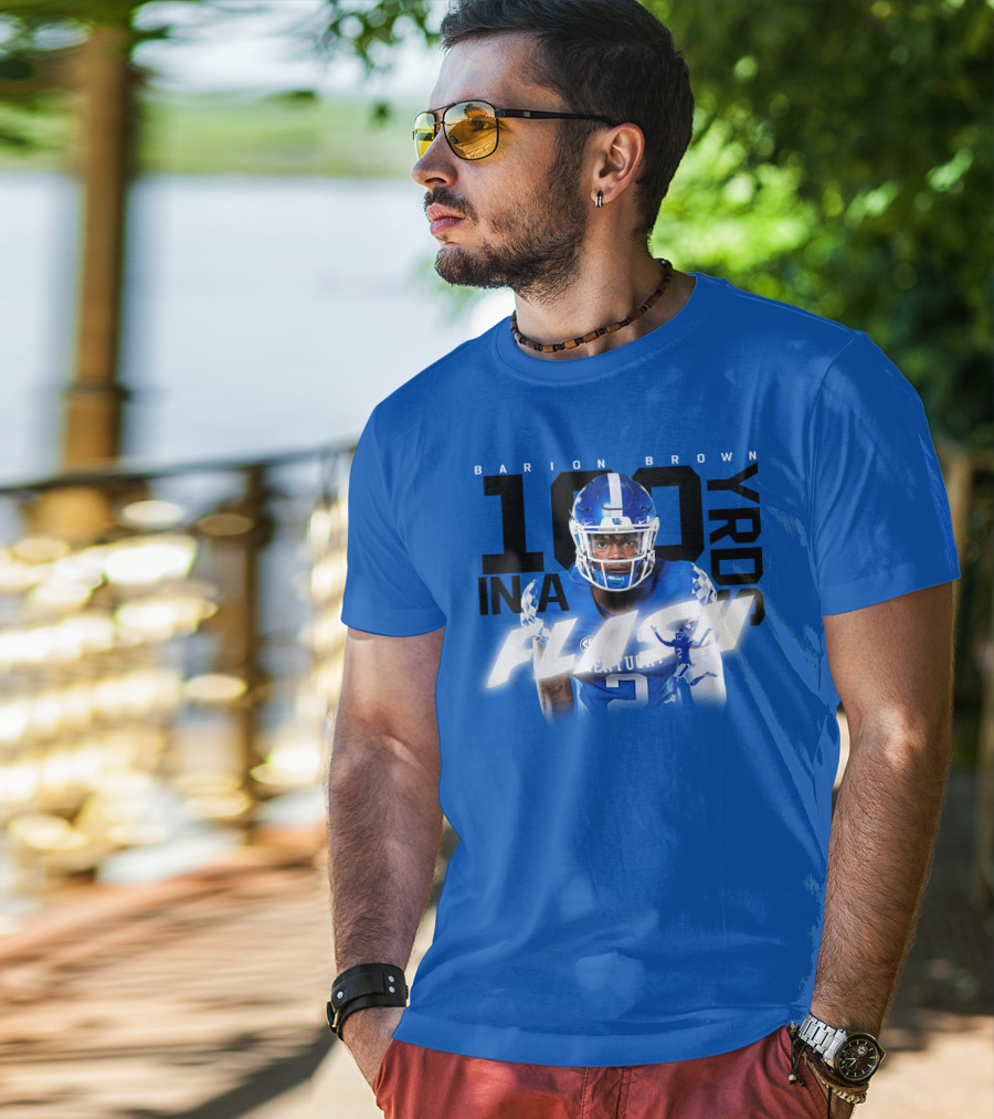 Barion Brown Kentucky 100 Yards In A Flash T-Shirt