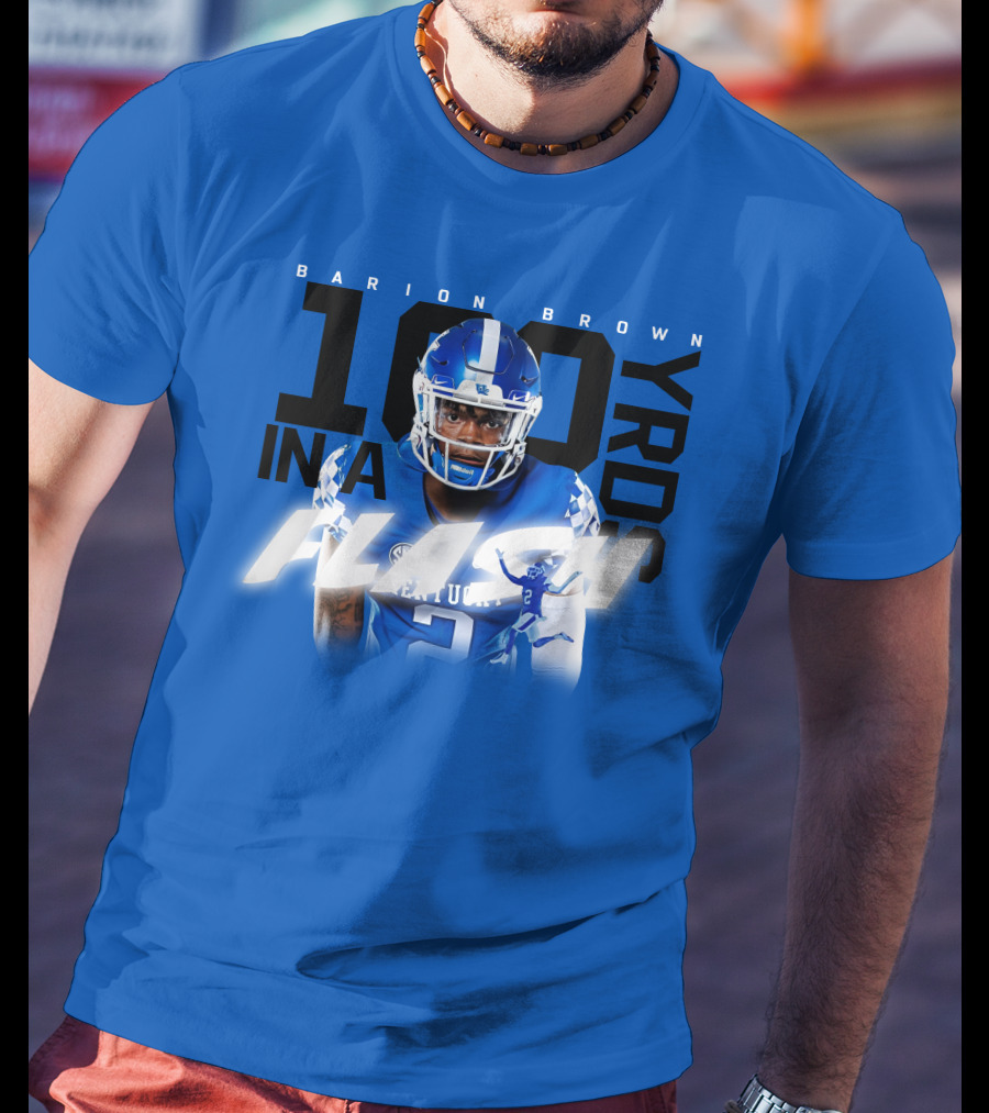 Barion Brown Kentucky 100 Yards In A Flash T-Shirt