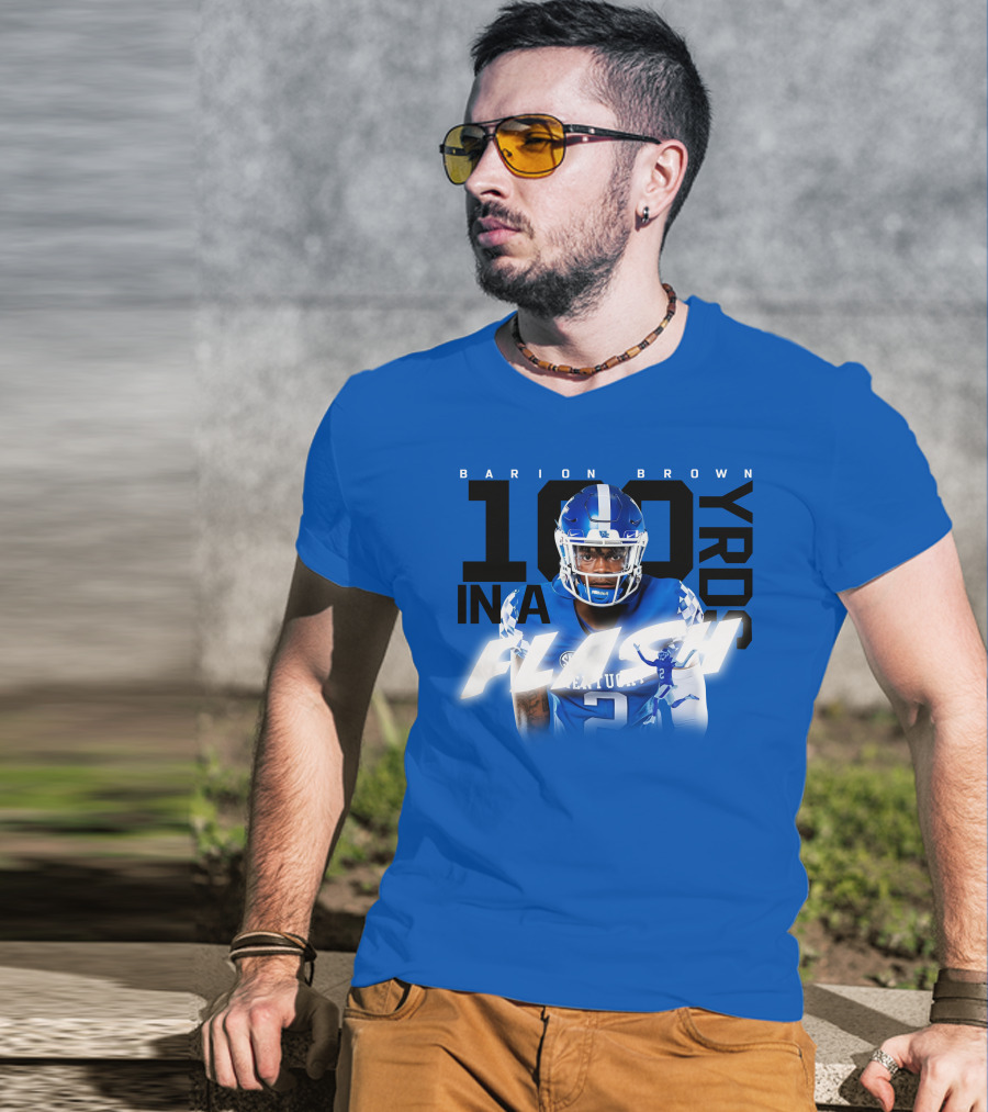 Barion Brown Kentucky 100 Yards In A Flash T-Shirt