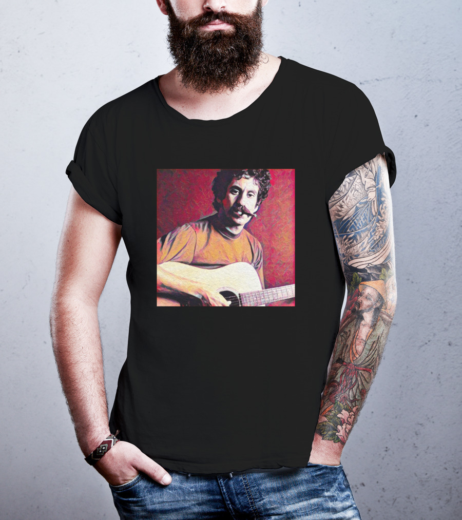 Matt Pinfield Jim Croce With Guitar T-Shirt