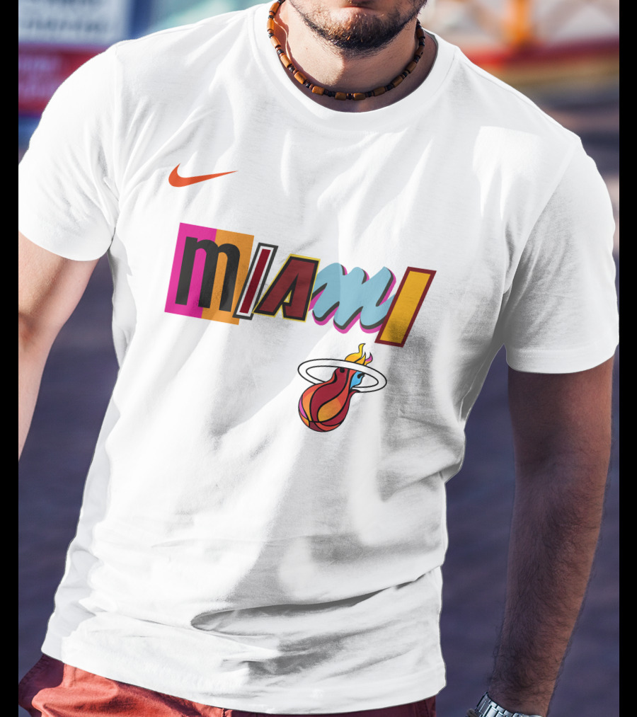 Themiamiheat Store Miami Mashup Vol. 2 Miami Basketball T-Shirt