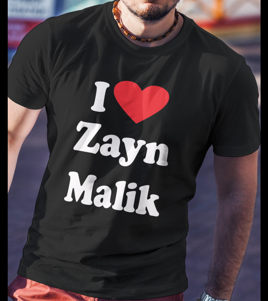 I Love Zayn Malik Alez Fireinside T-Shirt