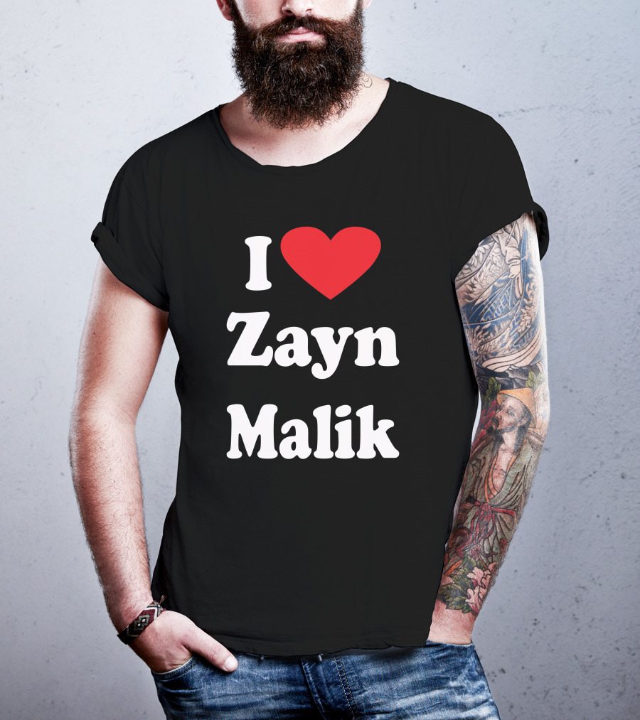 I Love Zayn Malik Alez Fireinside T-Shirt