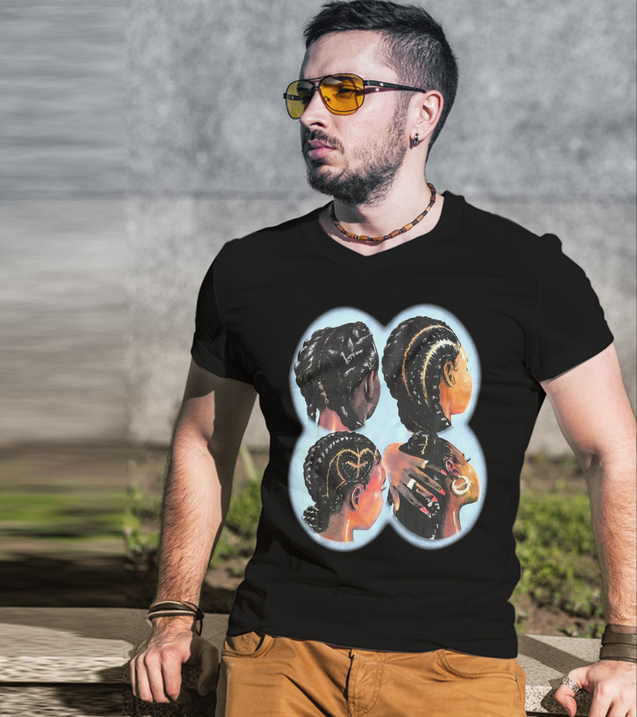 Outlander Jacob Rochester Goddess Braided Hairstyles T-Shirt