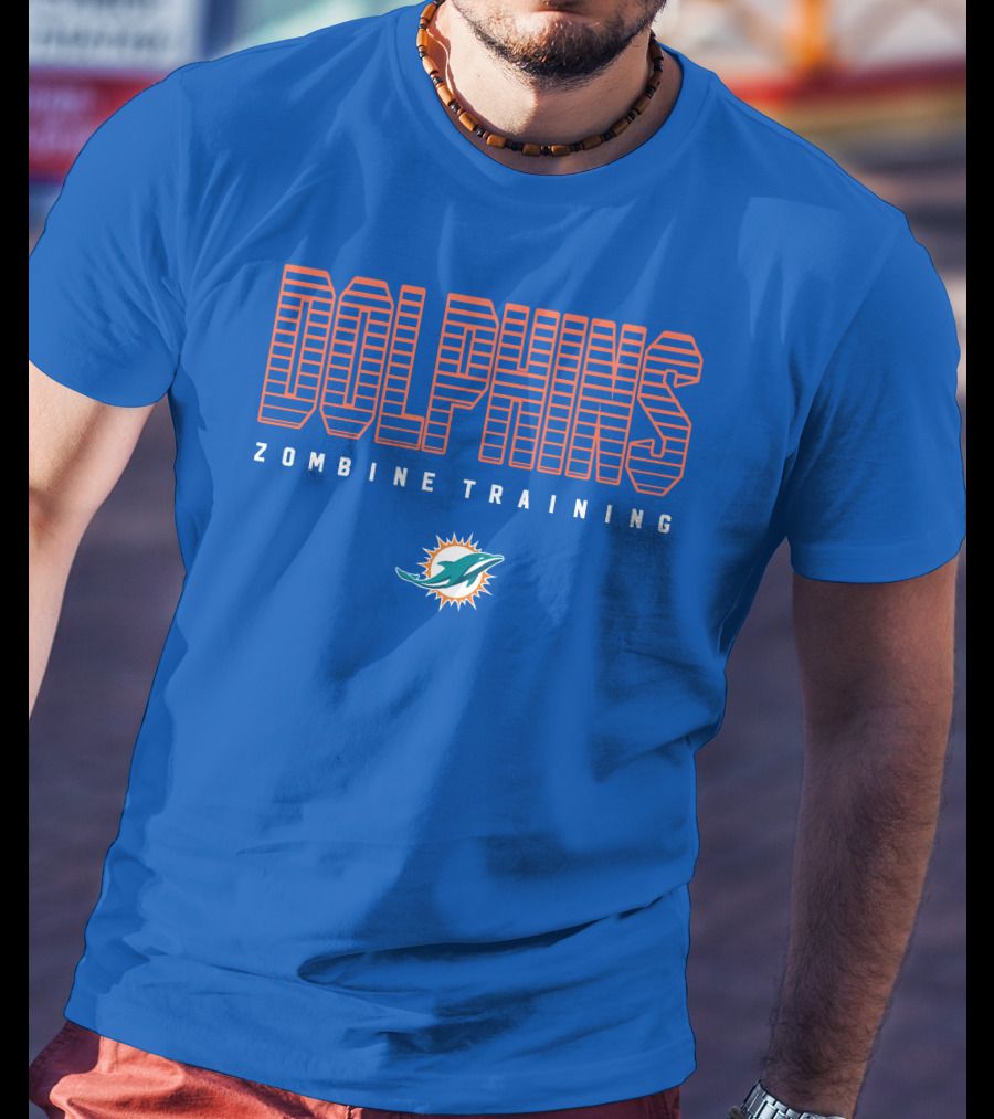 Dolphins Zombine Training Miami Football Team T-Shirt
