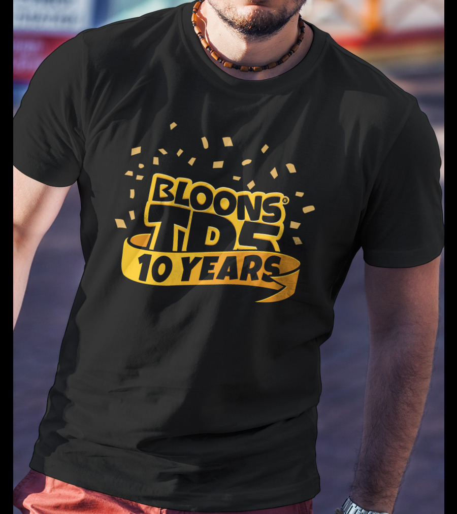 Bloons TD5 10 Years Ninja Kiwi Games T-Shirt