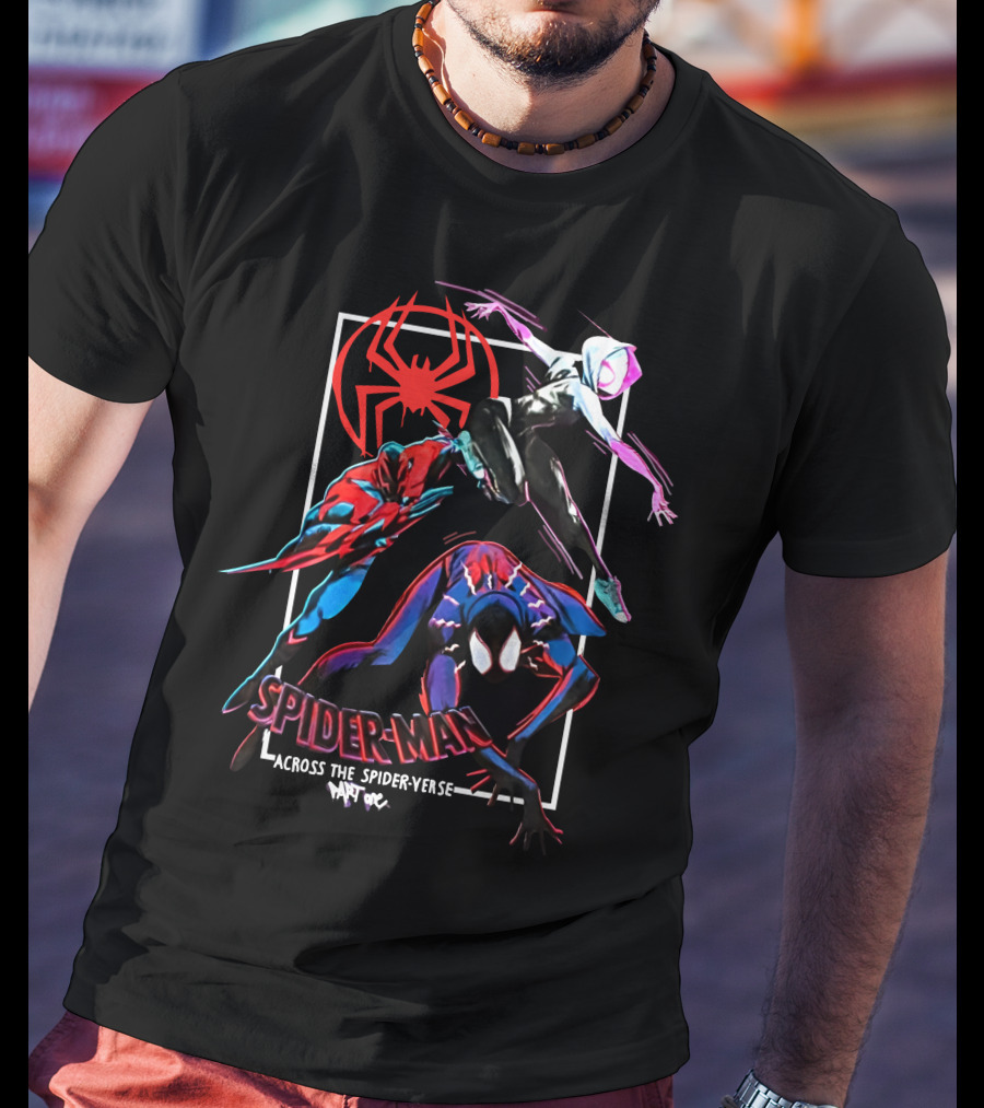 Spider Man Across The Spider Verse Art One Marvel Spider T-Shirt