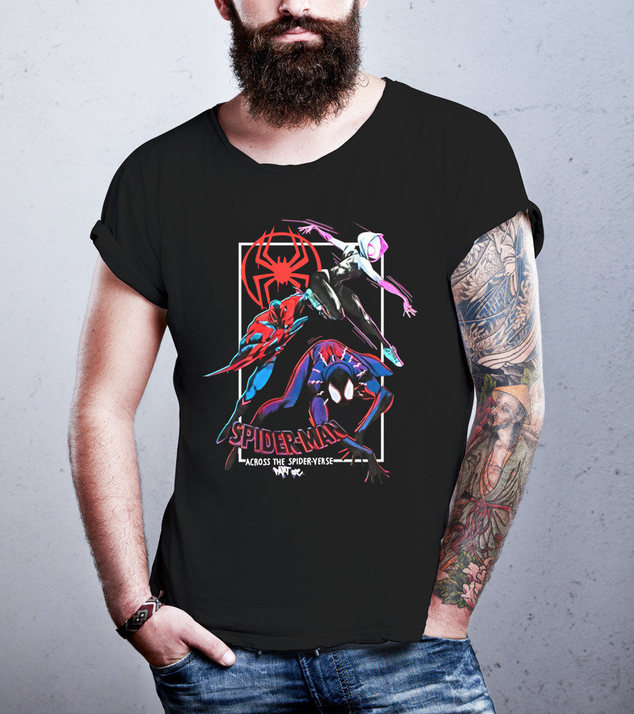 Spider Man Across The Spider Verse Art One Marvel Spider T-Shirt