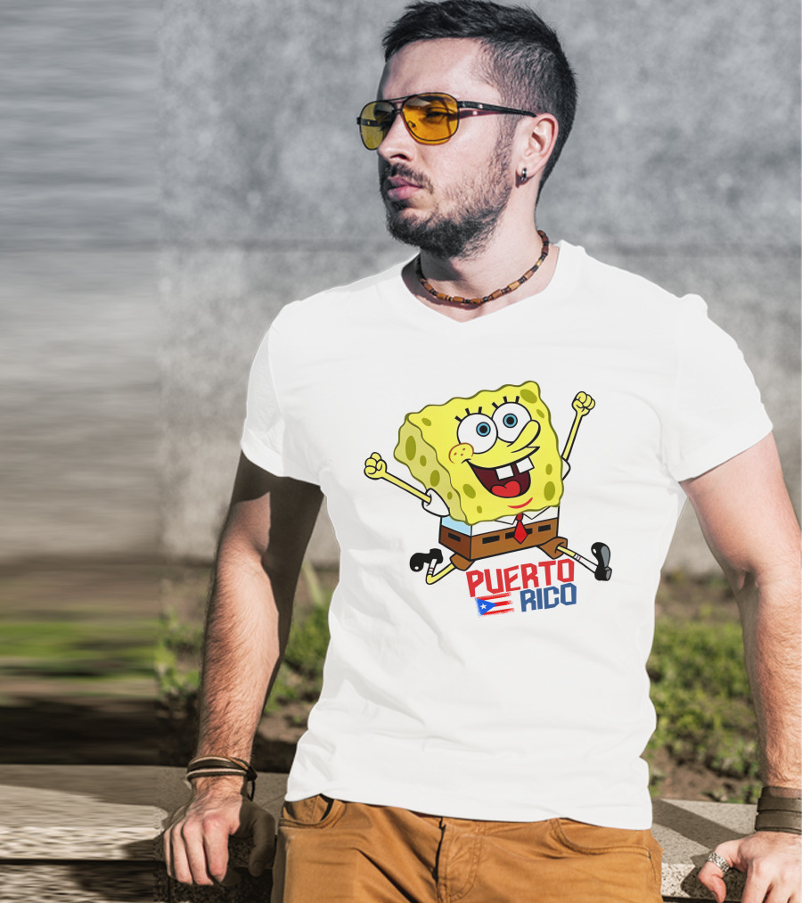 Ghetto Smosh Bob Esponja Puerto Rico T-Shirt