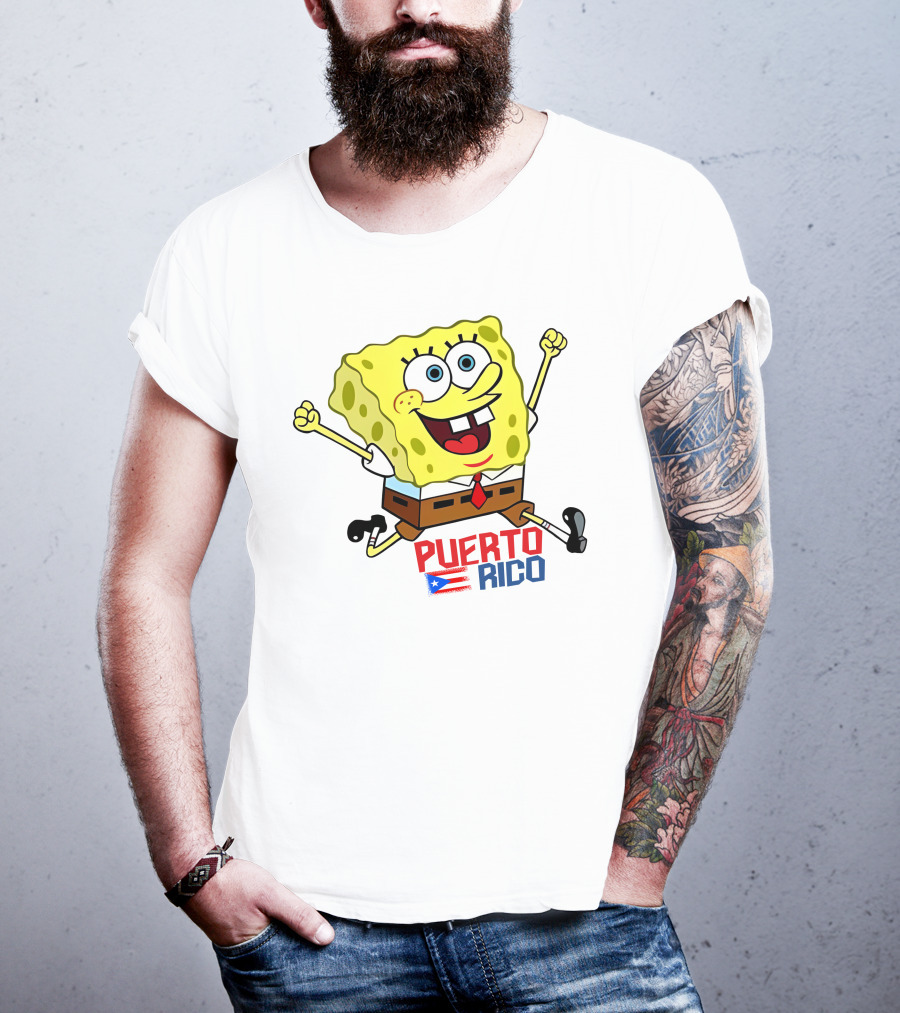 Ghetto Smosh Bob Esponja Puerto Rico T-Shirt