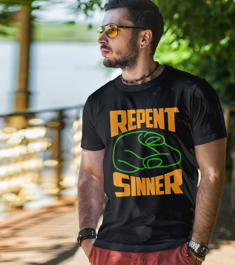 Repent Sinner Meme Fightclubvideos T-Shirt