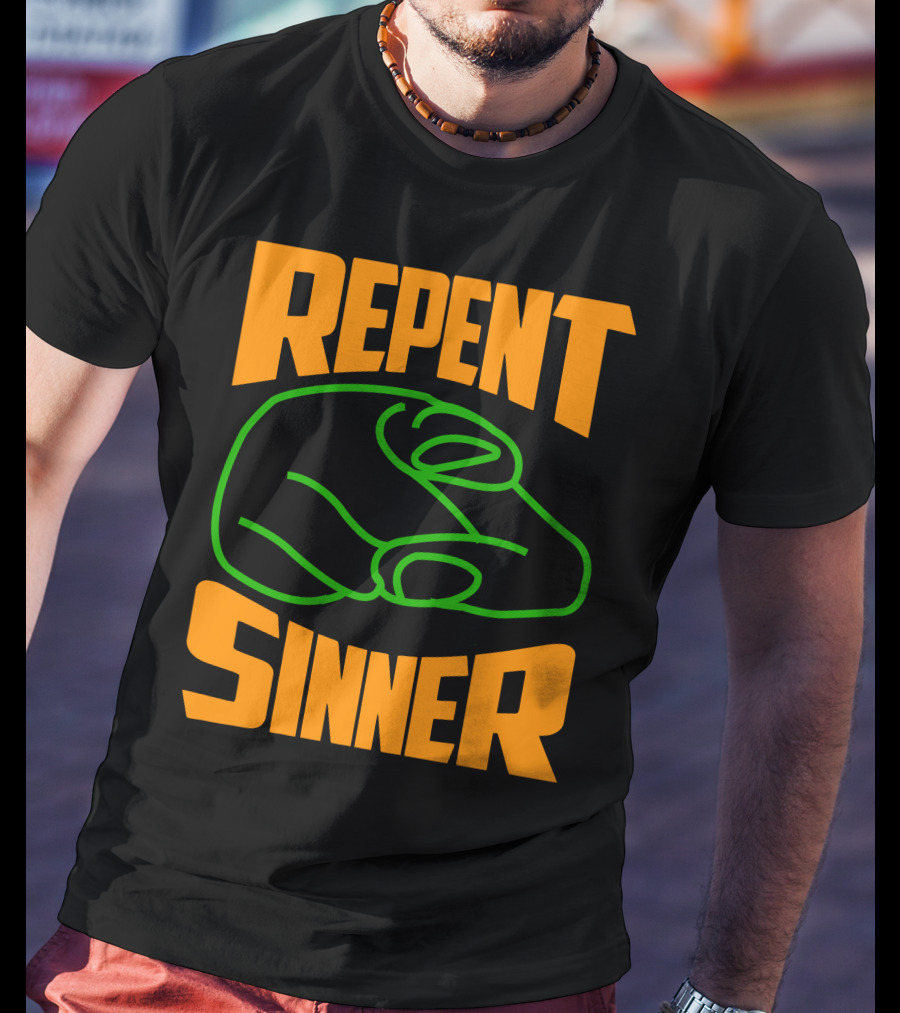 Repent Sinner Meme Fightclubvideos T-Shirt