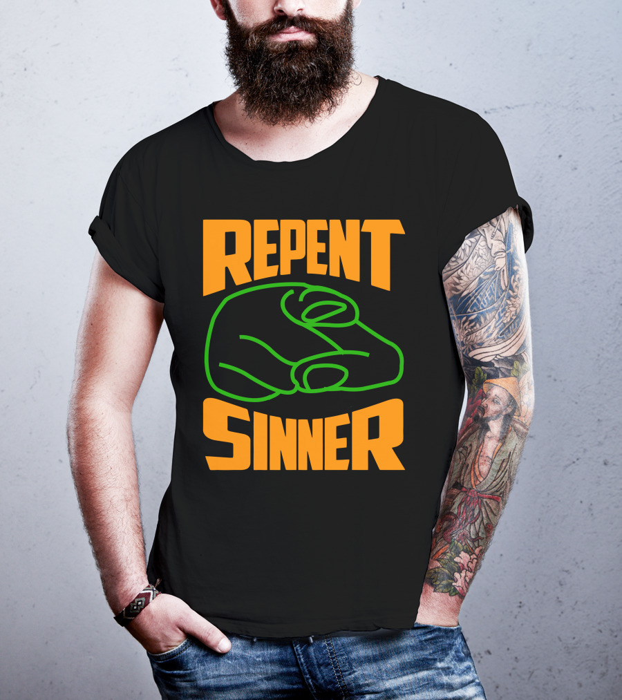 Repent Sinner Meme Fightclubvideos T-Shirt