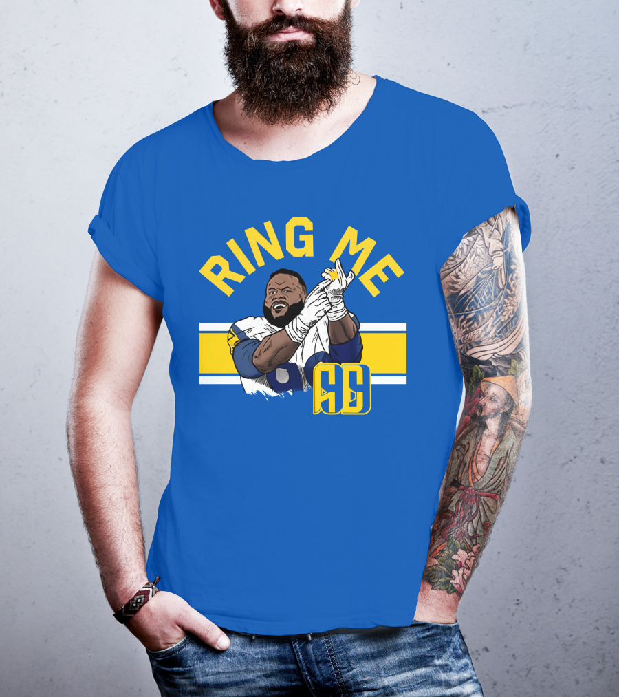Aaron Donald Ring Me Represent Store Official NFL Merchandise T-Shirt