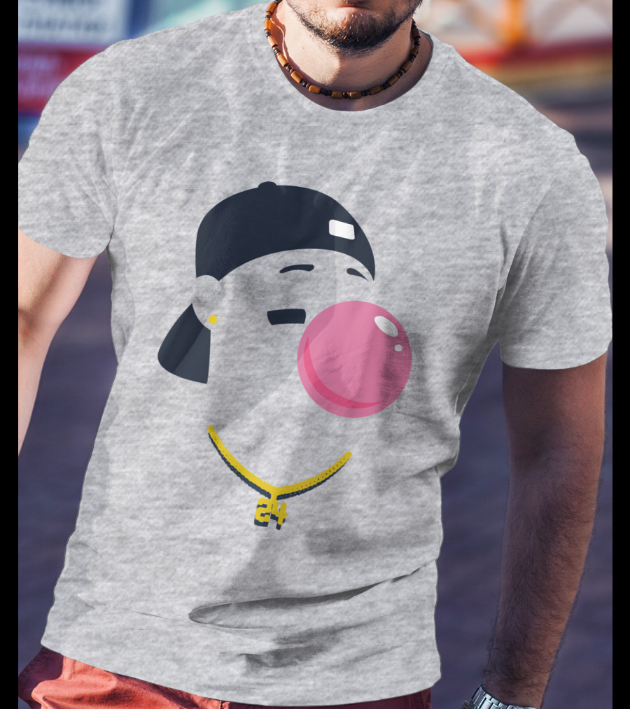 Your Favorite Player's Favorite Pl24er Iconic Style With Bubblegum And Cap T-Shirt