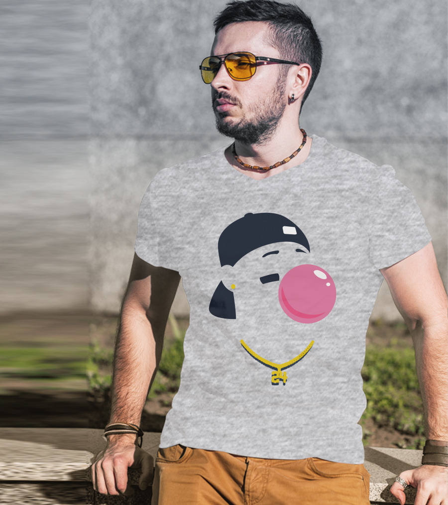 Your Favorite Player's Favorite Pl24er Iconic Style With Bubblegum And Cap T-Shirt
