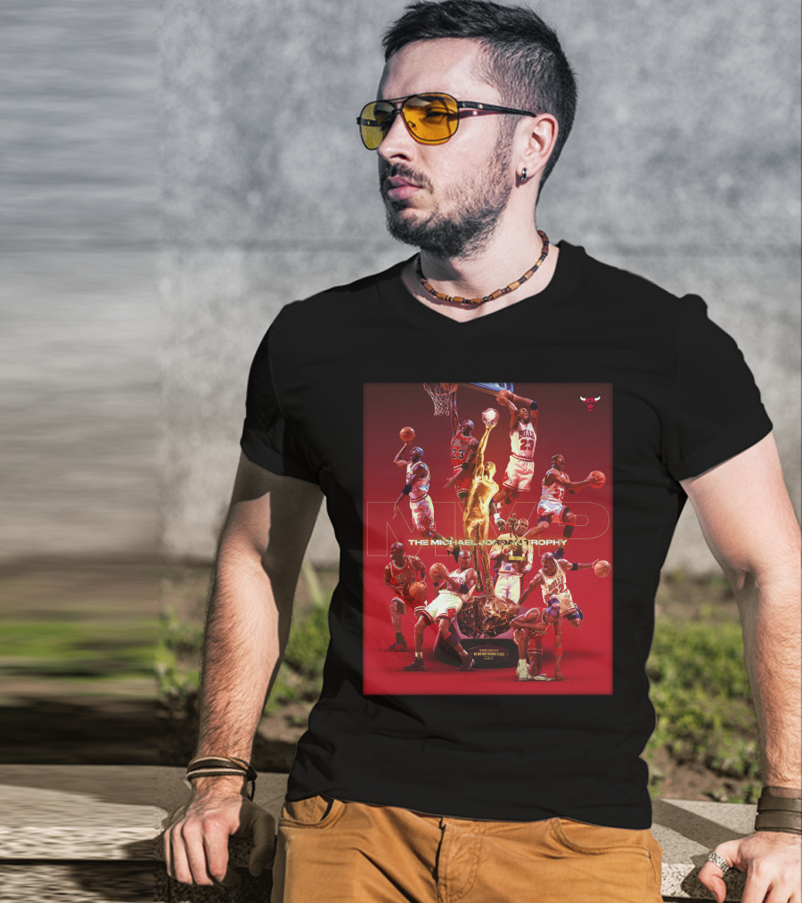Chicago Bulls MVP The Michael Jordan Trophy T-Shirt