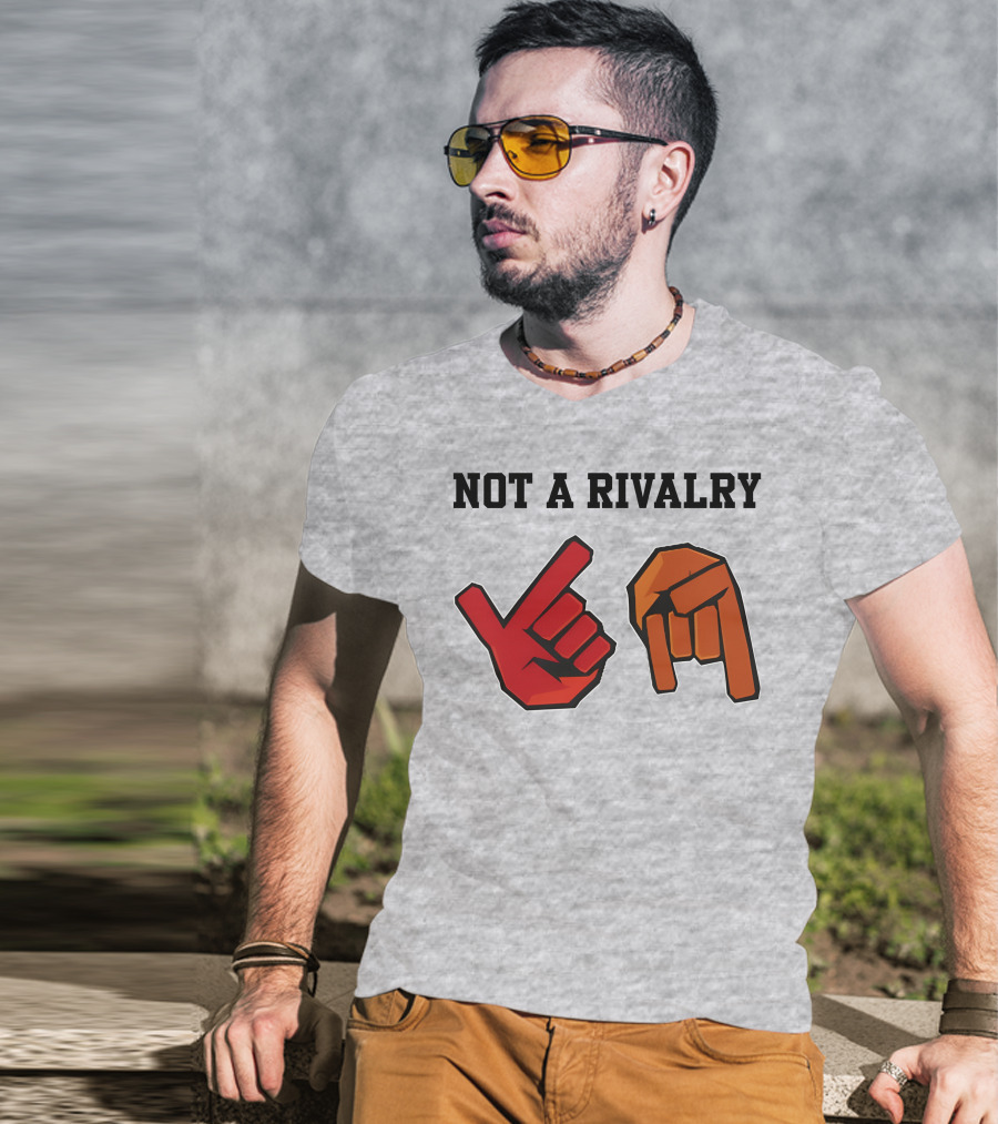 Not A Rivalry Hand Symbols Gesture T-Shirt