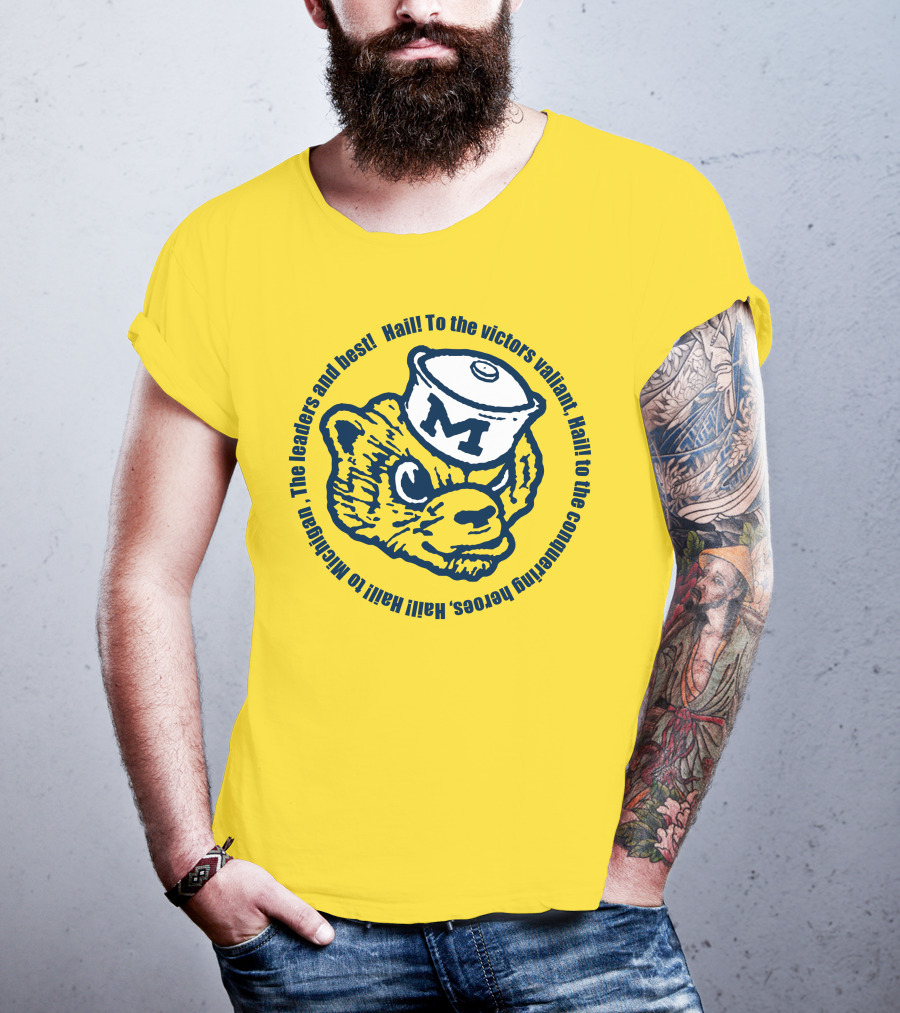 Hail To The Victors Valiant Michigan Leaders And Best Conquering Heroes T-Shirt