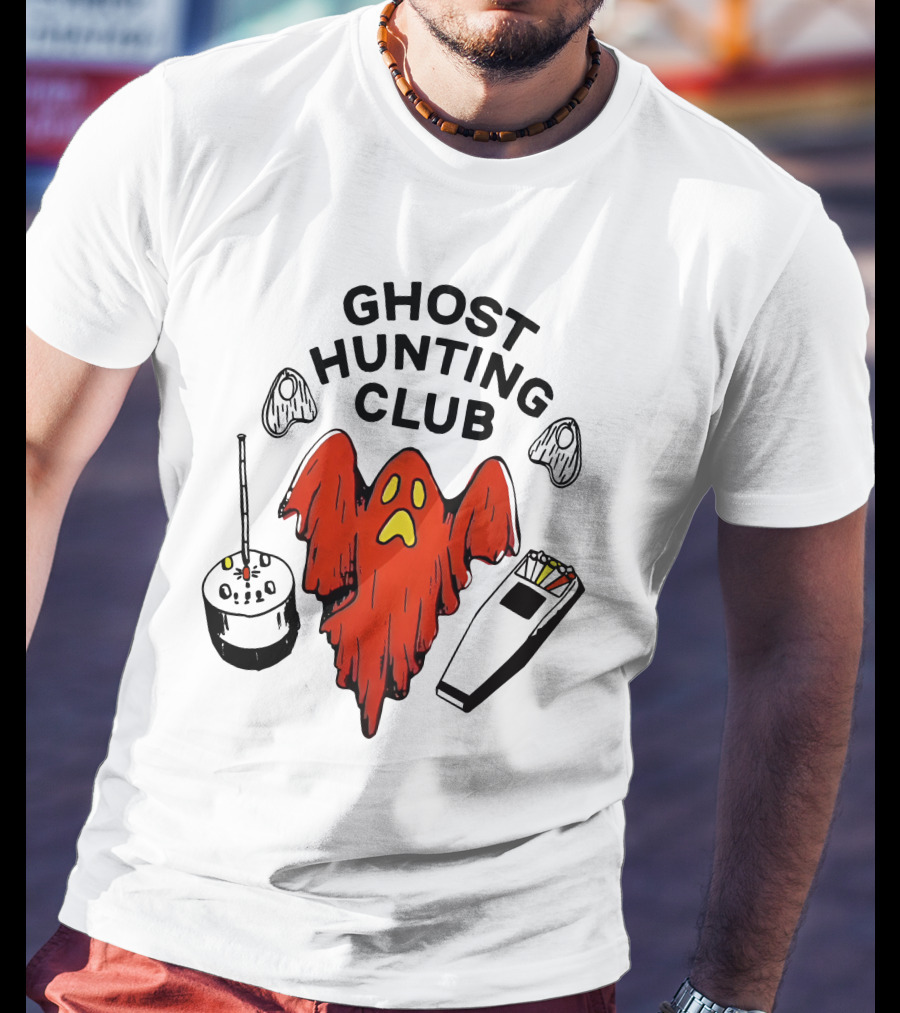 Exploring With Josh Ghost Hunting Club Paranormal Equipment Ghostly Adventure T-Shirt