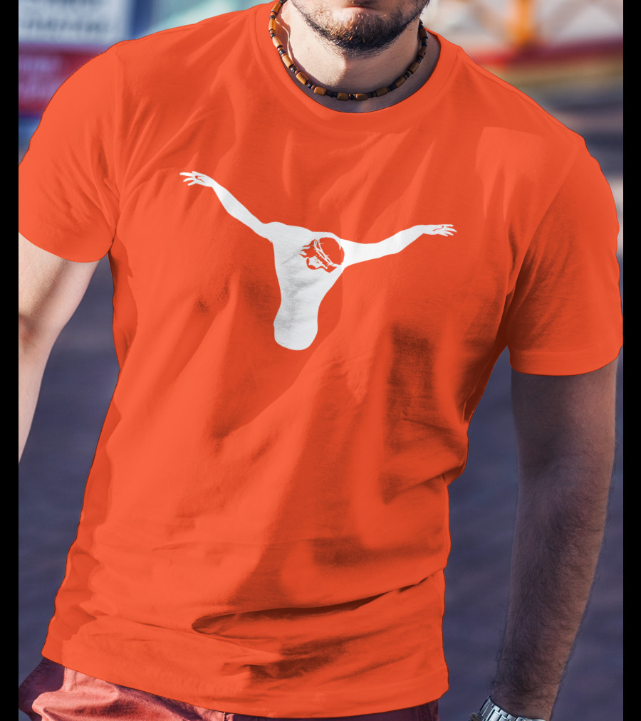Texas Longhorns Jesus Crucifixion Silhouette Burnt Orange T-Shirt