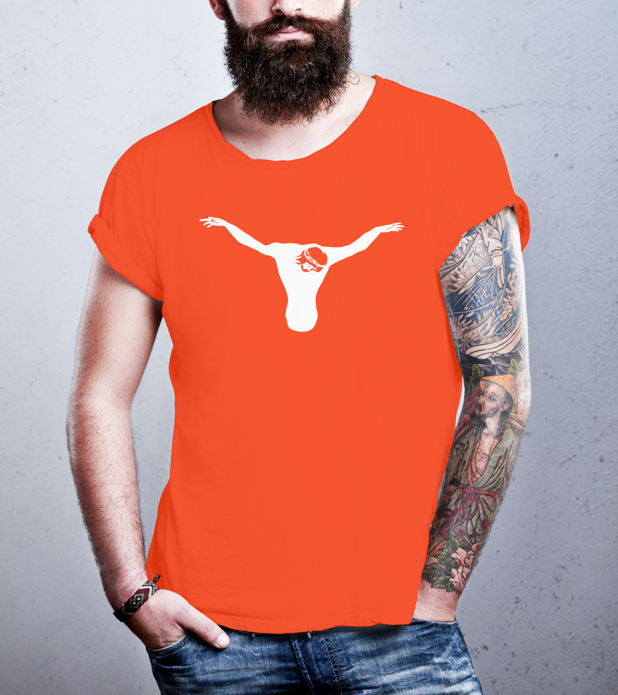Texas Longhorns Jesus Crucifixion Silhouette Burnt Orange T-Shirt