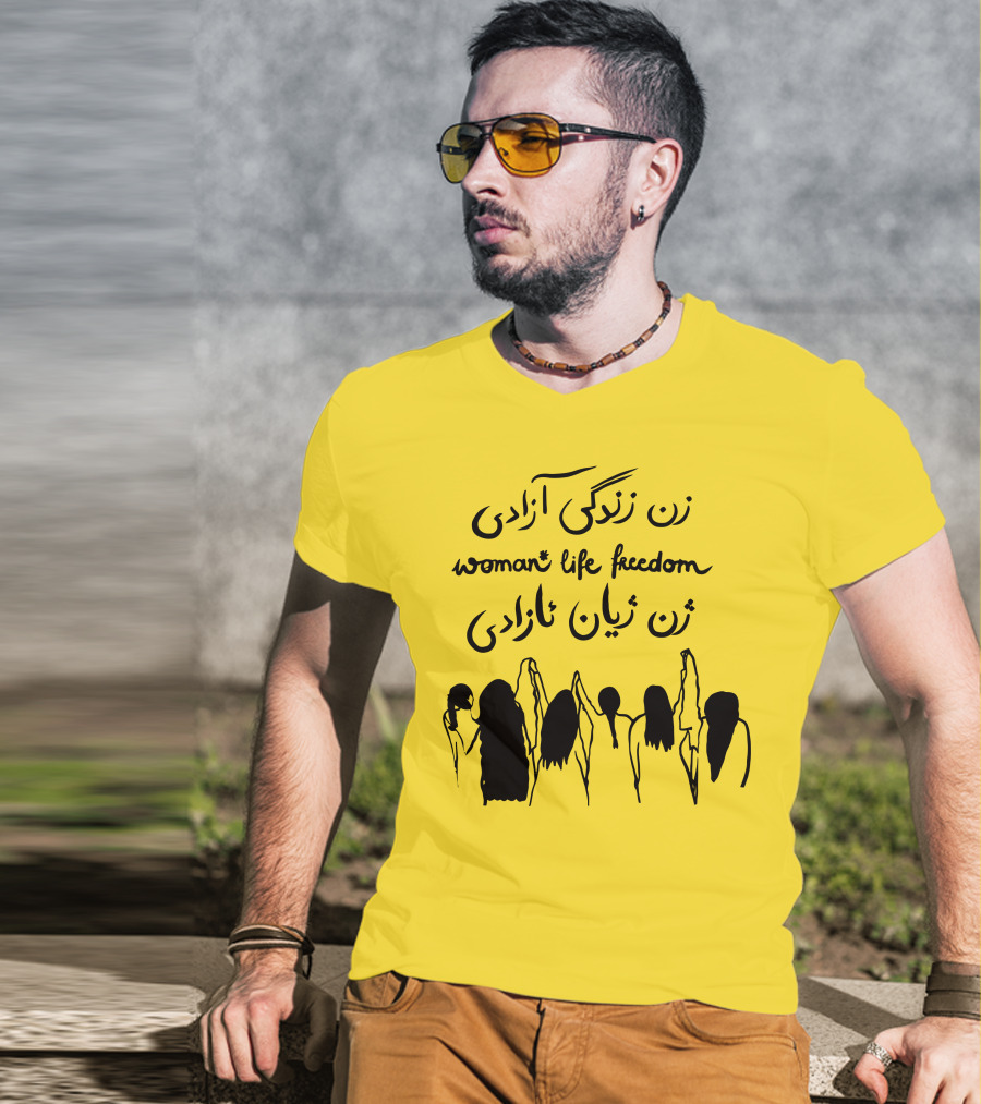 Thehouseofpod Woman Life Freedom زن زندگی آزادی زن ژیان ئازادی T-Shirt