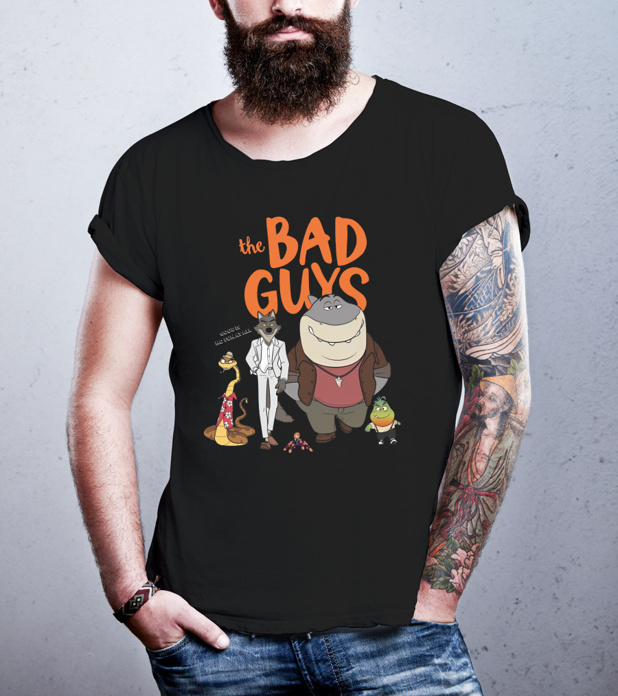 The Bad Guys Good Is No Fun At All Serarel Characters T-Shirt