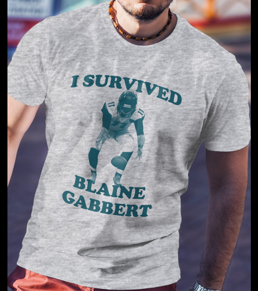 I Survived Blaine Gabbert Football Quarterback Action T-Shirt