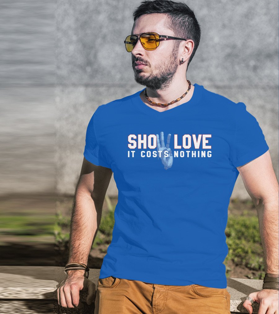 26Shirts Store Show Love It Costs Nothing Peace Sign T-Shirt