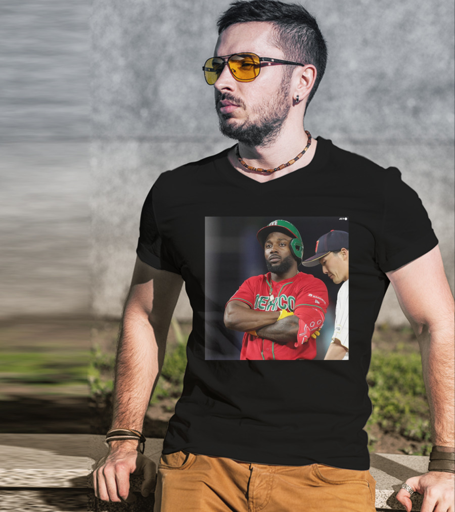 Randy Arozarena Mexico Baseball Team Red Jersey T-Shirt