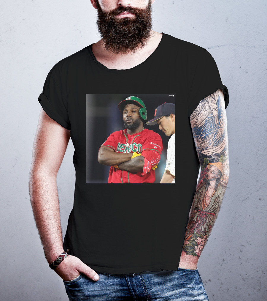Randy Arozarena Mexico Baseball Team Red Jersey T-Shirt