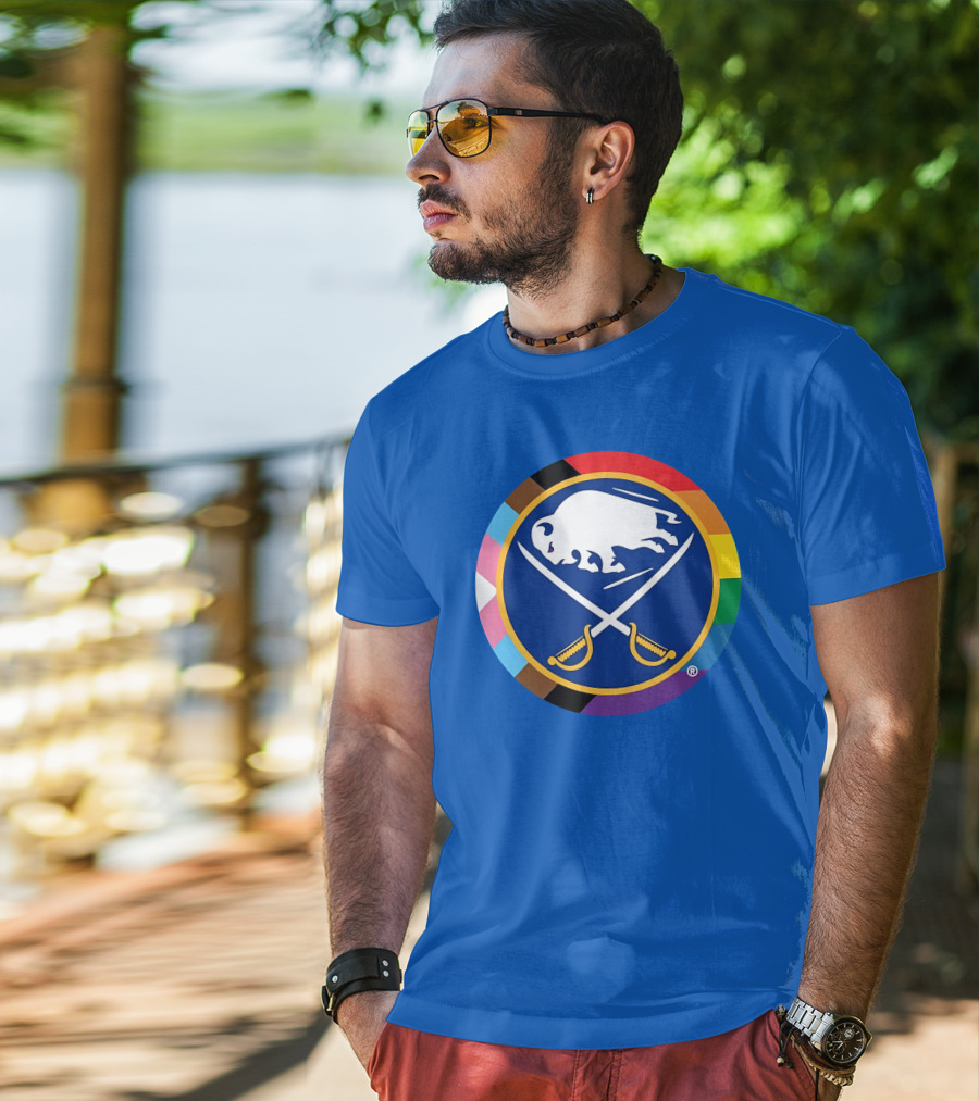 Buffalo Sabres Inclusive Pride Colors T-Shirt