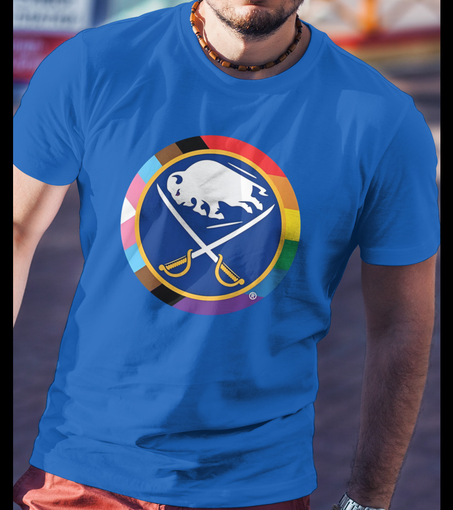 Buffalo Sabres Inclusive Pride Colors T-Shirt