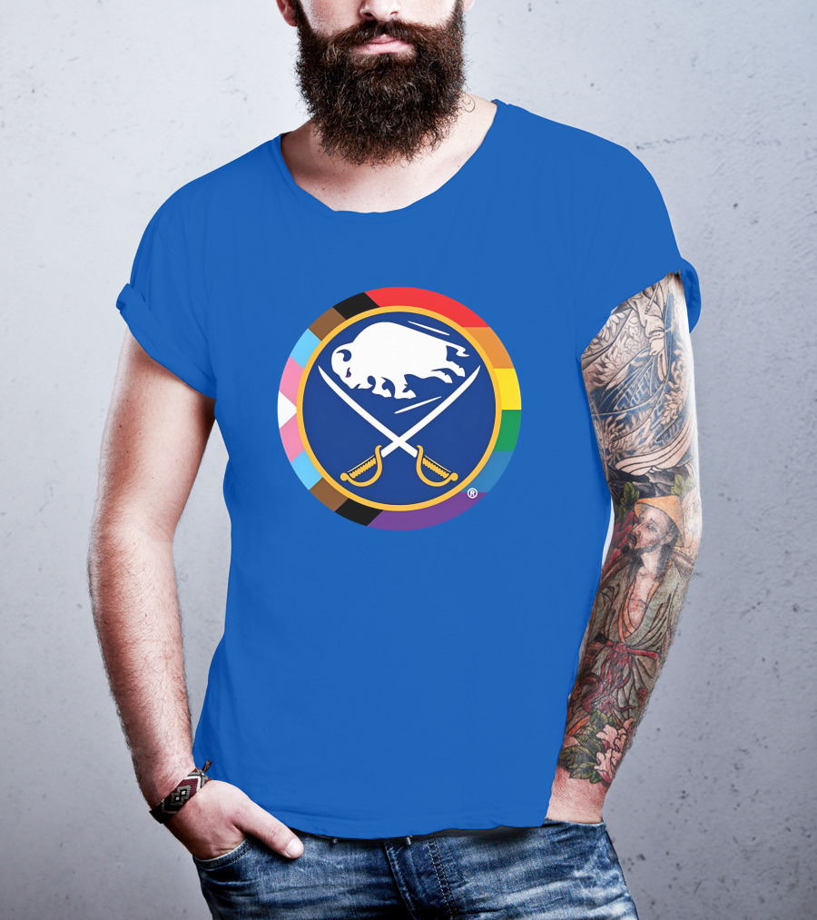Buffalo Sabres Inclusive Pride Colors T-Shirt