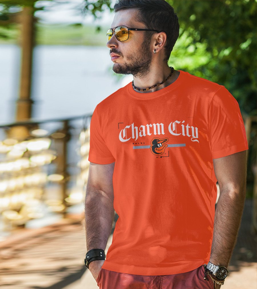 Charm City Baltimore Orioles Bal 54 T-Shirt