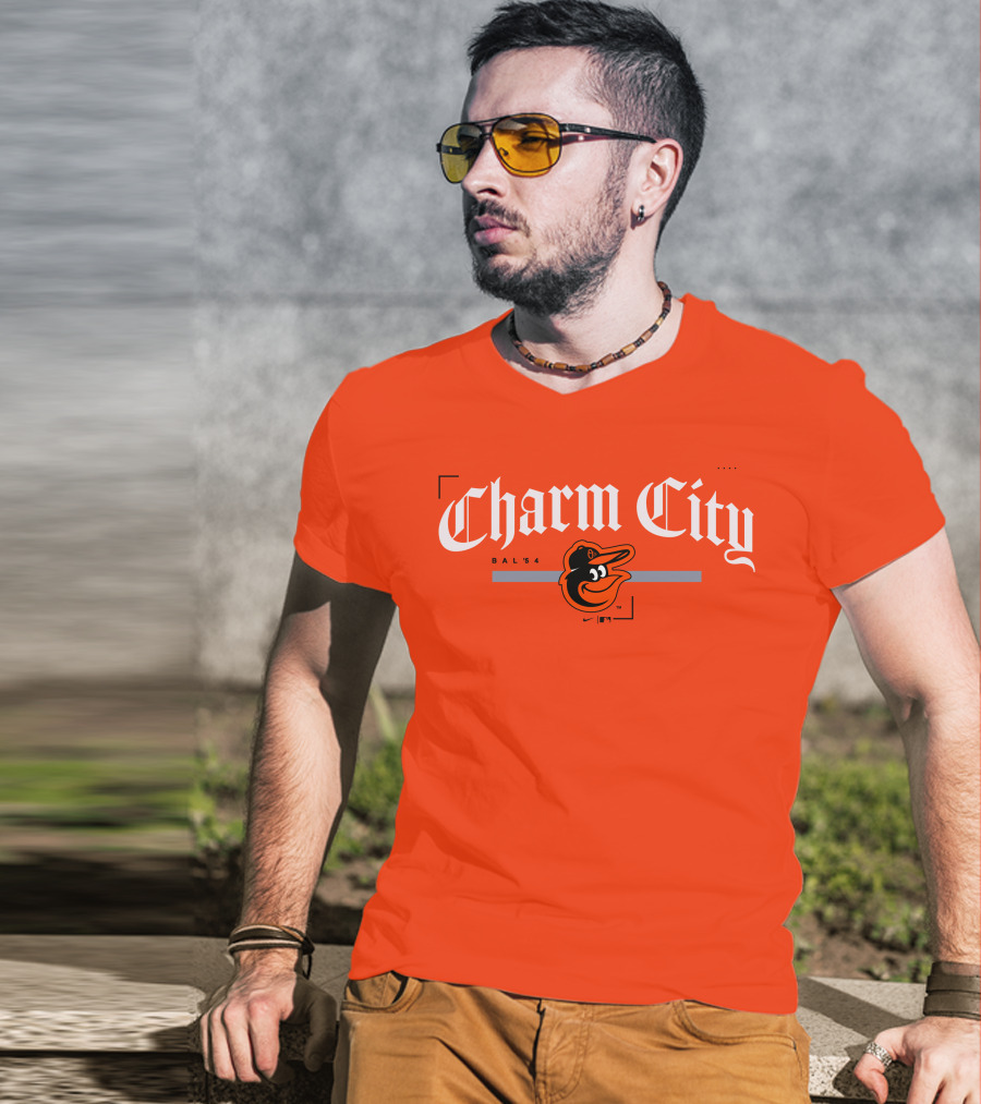 Charm City Baltimore Orioles Bal 54 T-Shirt