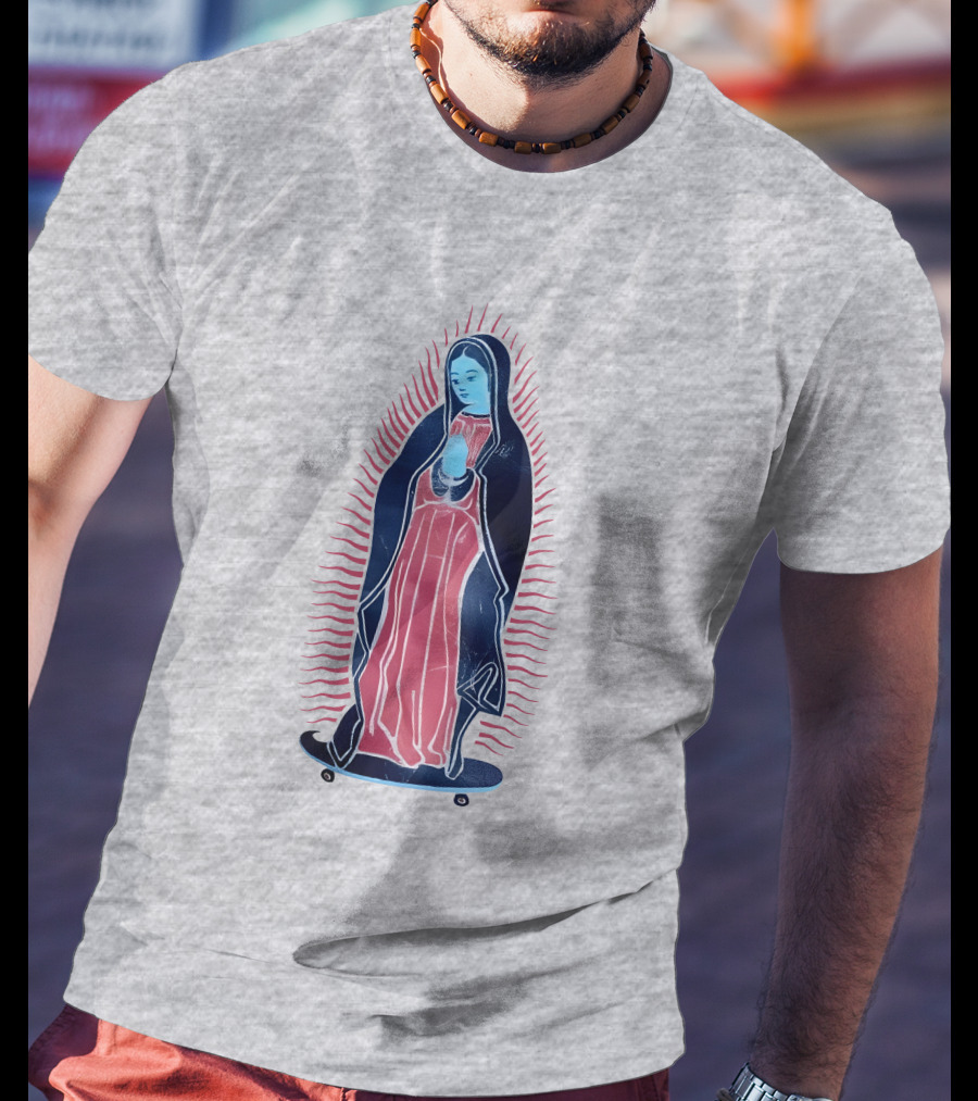 Our Lady Of Guadalupe Skateboard Iconic T-Shirt