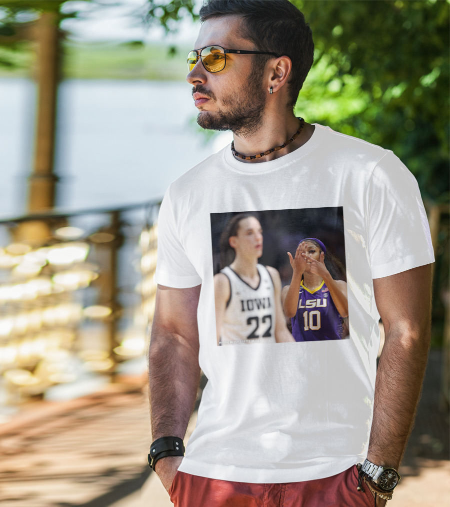 LSU Reese 10 Makes You Can’t See Me Gesture Against Iowa T-Shirt