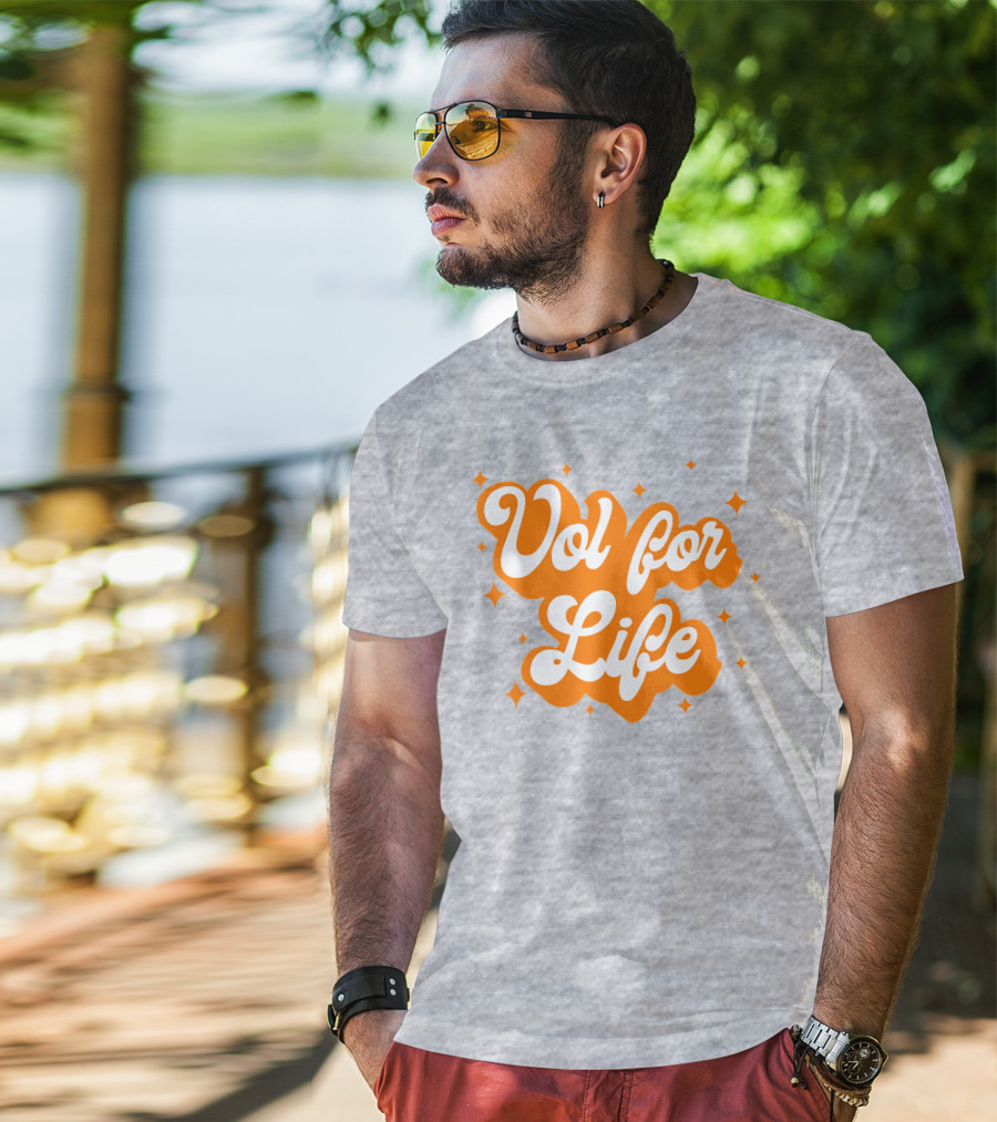 Vol For Life Tennessee Pride Orange And White T-Shirt