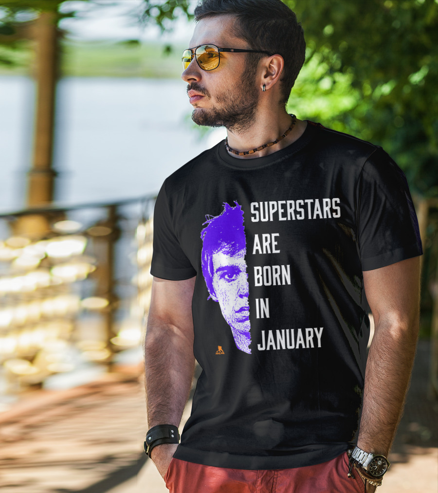Connor McDavid Superstars Are Born In January NHL T-Shirt