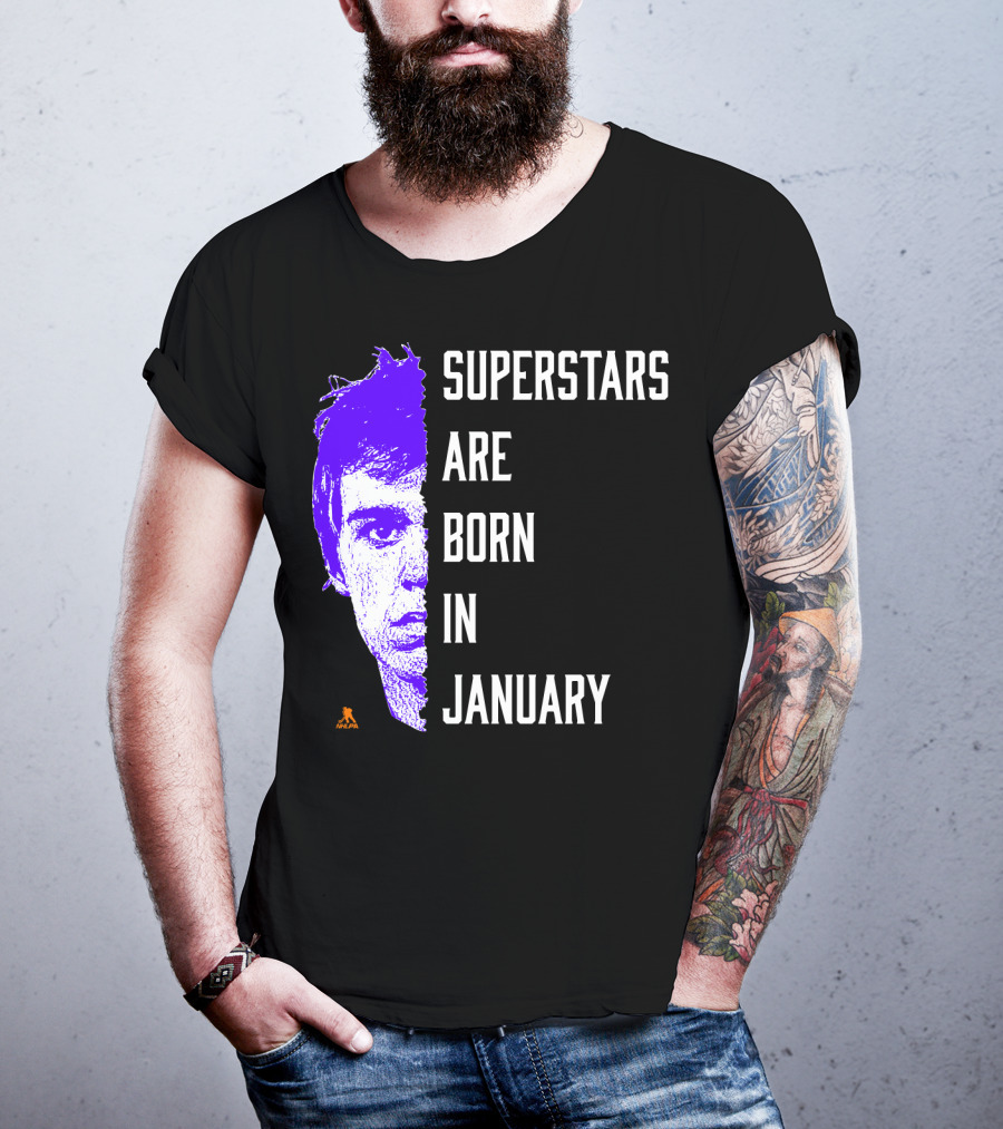 Connor McDavid Superstars Are Born In January NHL T-Shirt